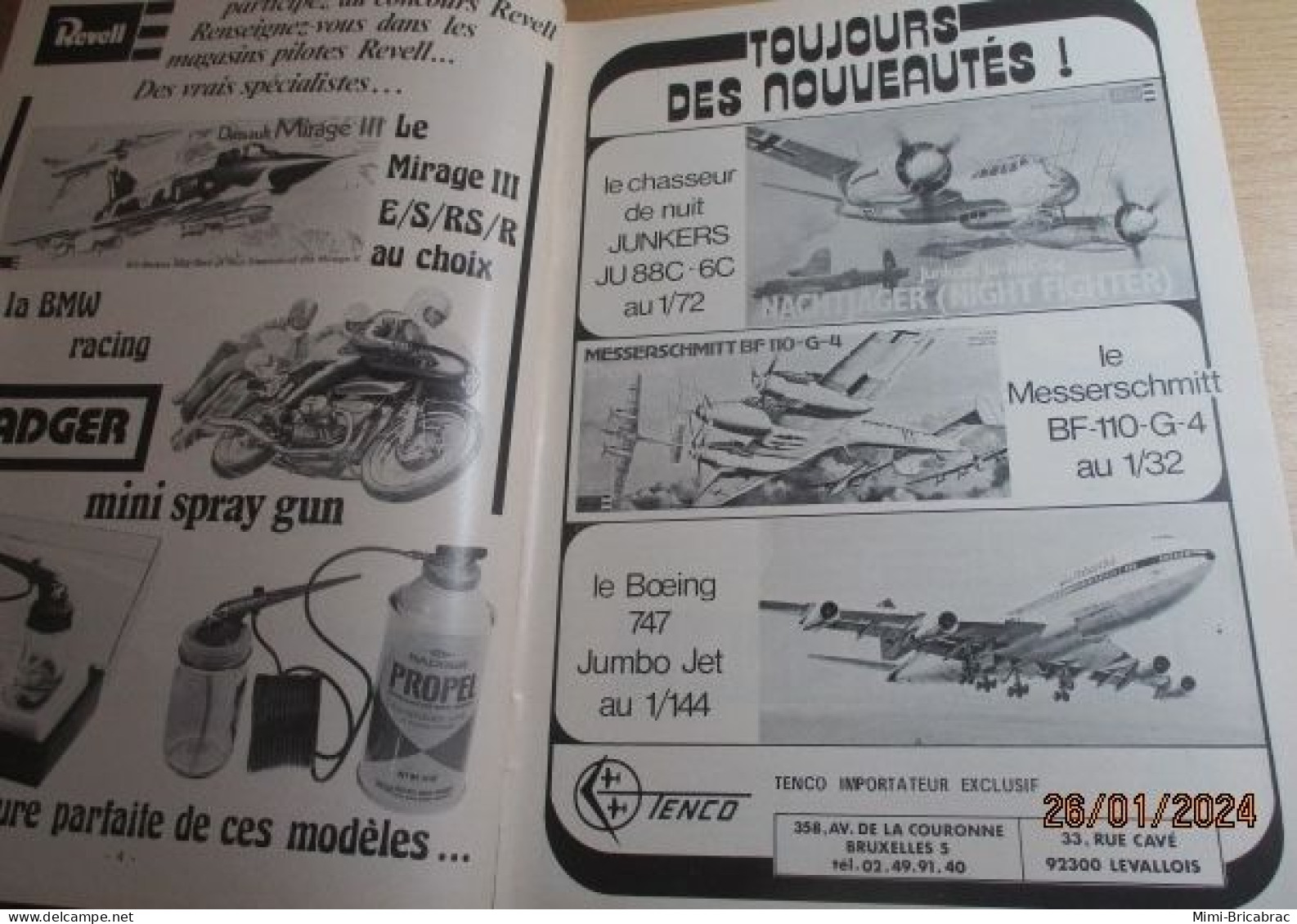 CAGI 1e Revue De Maquettisme Plastique Années 60/70 : MPM N°39 De 1974 Très Bon état ! Sommaire En Photo 2 Ou 3 - Frankreich