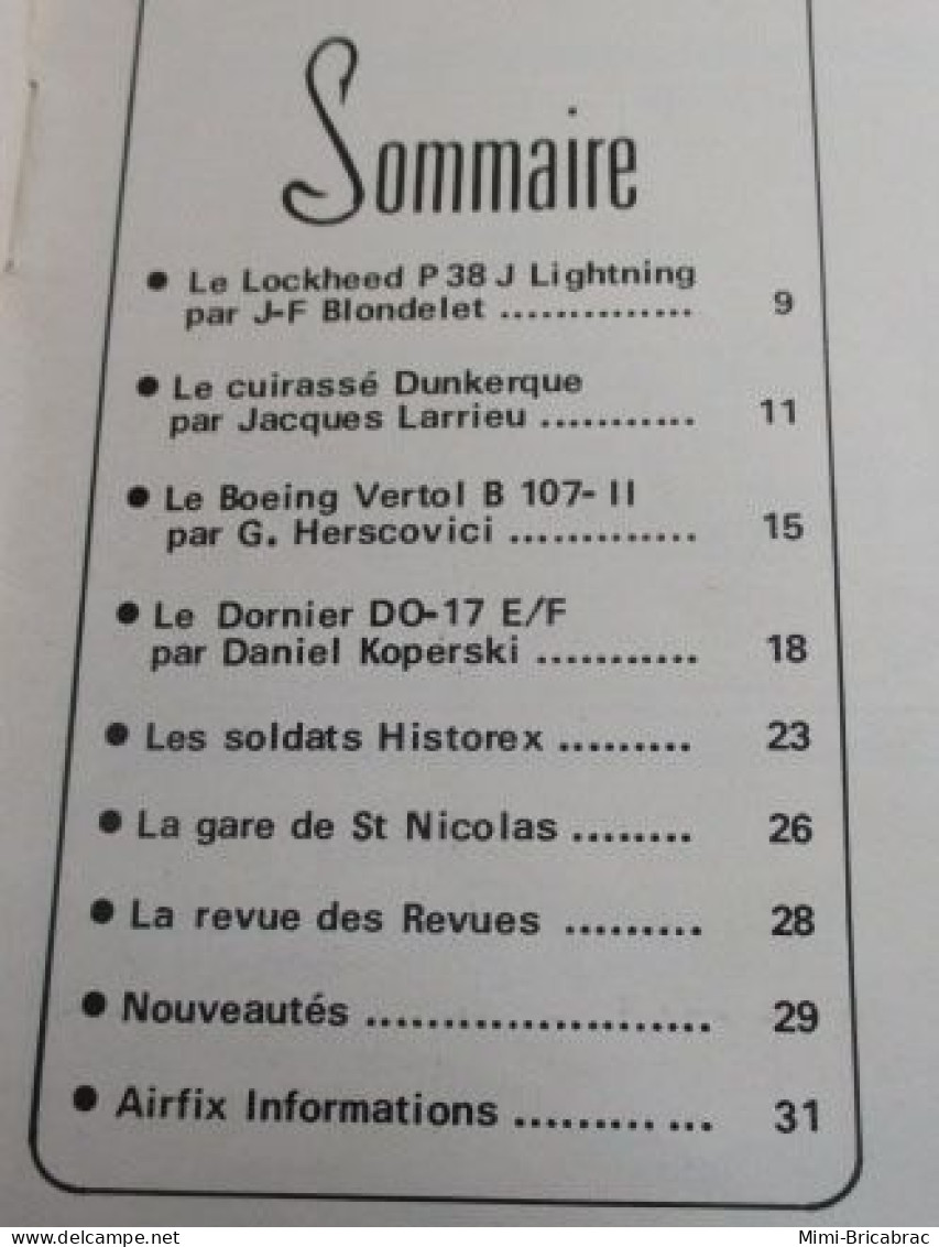 CAGI 1e Revue De Maquettisme Plastique Années 60/70 : MPM N°37 De 1974 Très Bon état ! Sommaire En Photo 2 Ou 3 - Frankrijk