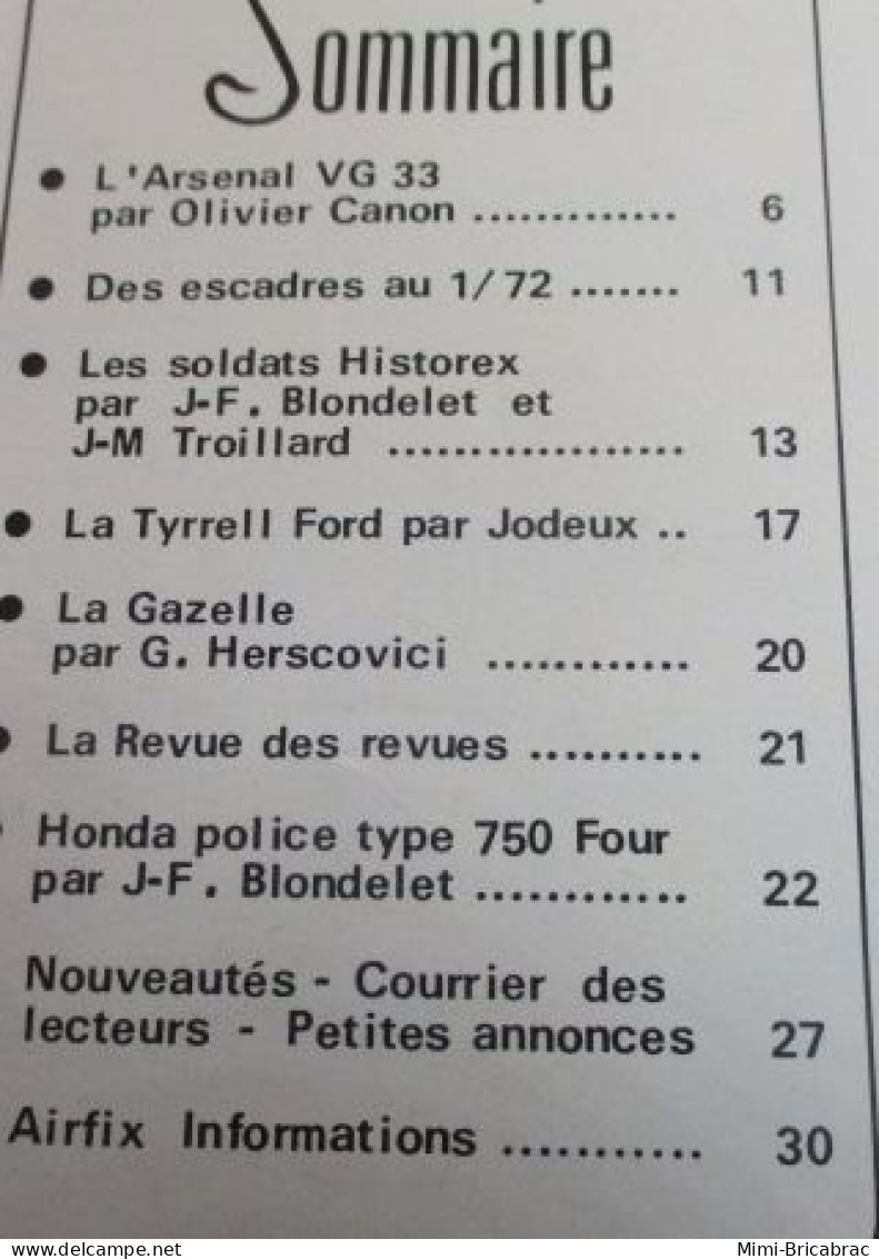 CAGI 1e Revue De Maquettisme Plastique Années 60/70 : MPM N°36 De 1974 Très Bon état ! Sommaire En Photo 2 Ou 3 - France
