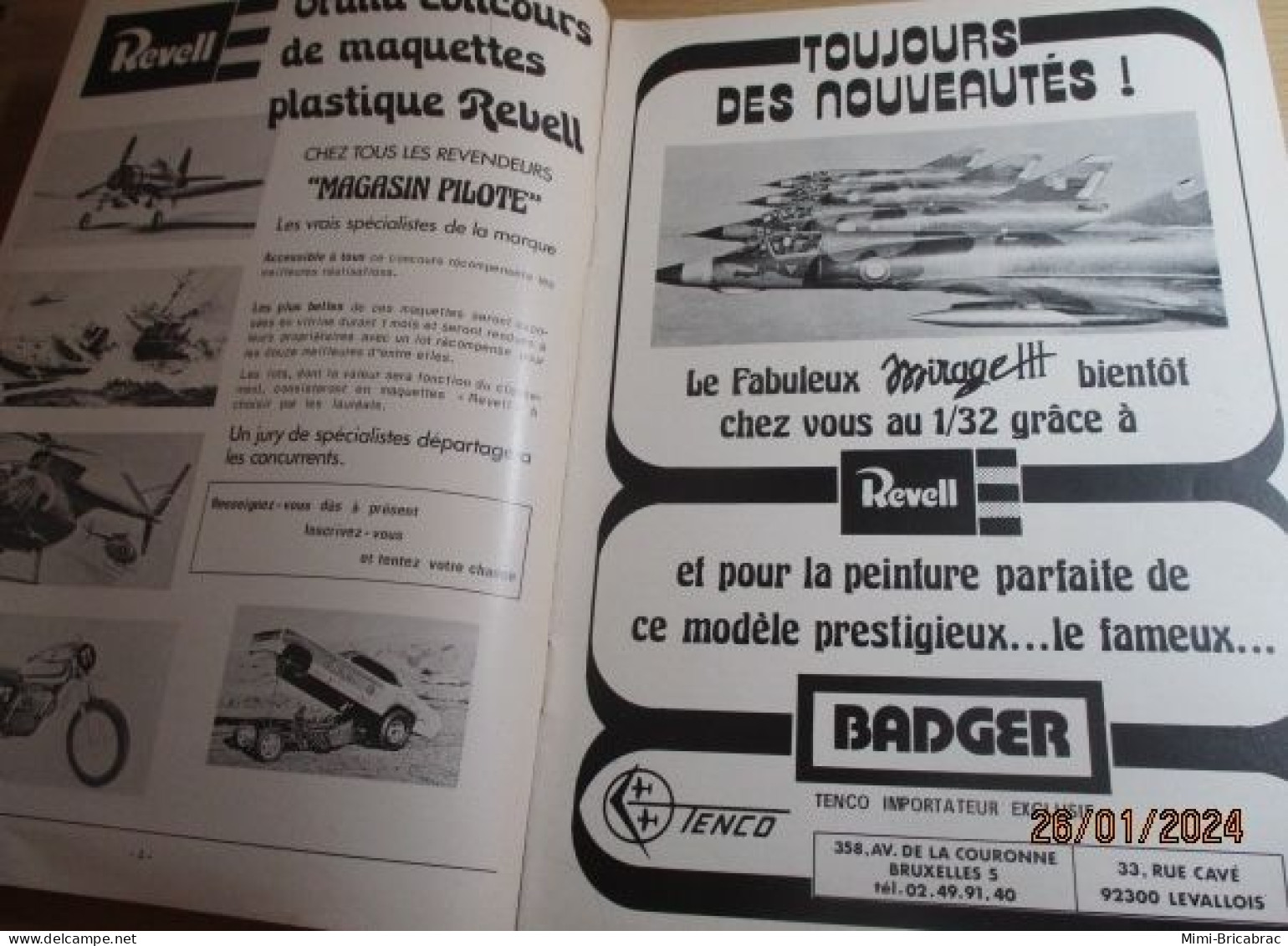 CAGI 1e Revue De Maquettisme Plastique Années 60/70 : MPM N°36 De 1974 Très Bon état ! Sommaire En Photo 2 Ou 3 - France