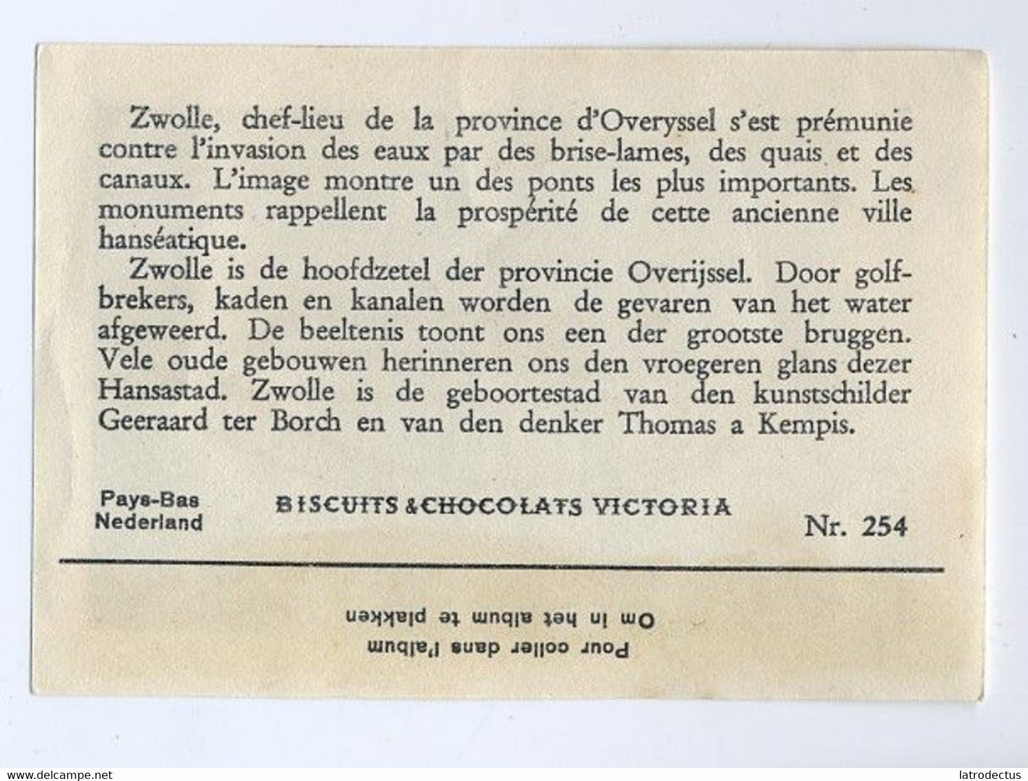 Victoria (1937) - 254 - Nederland, Zwolle, Katerveer - Victoria