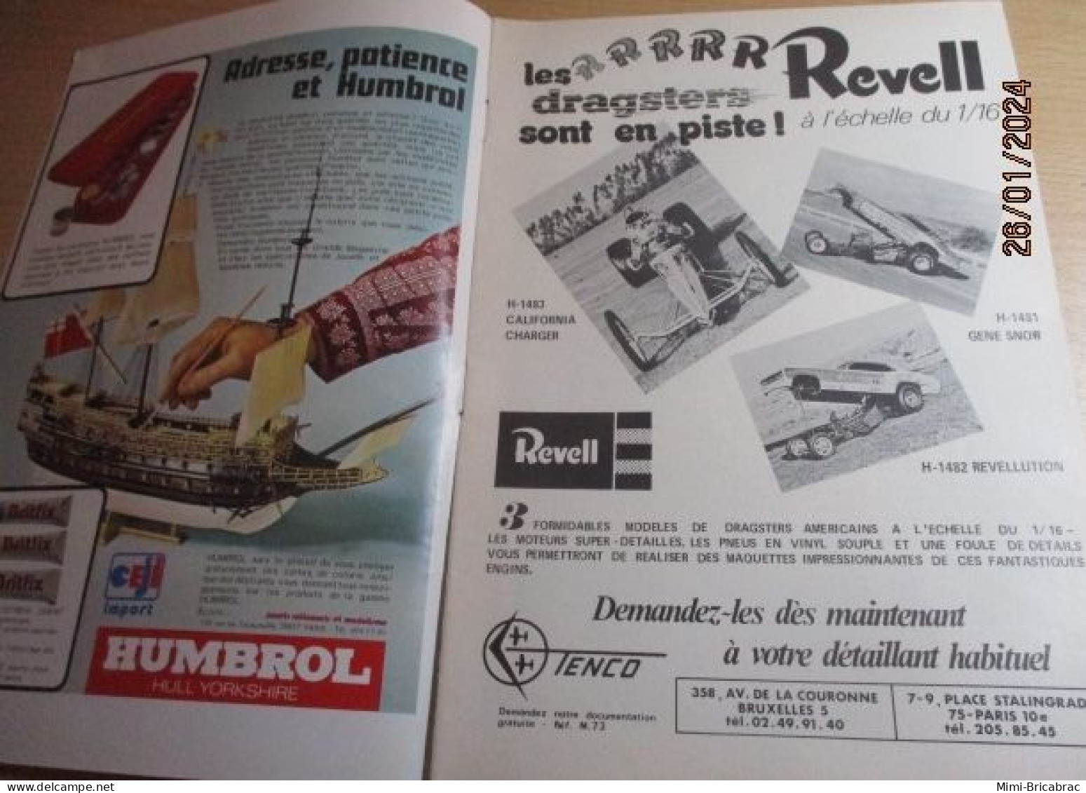 CAGI 1e Revue De Maquettisme Plastique Années 60/70 : MPM N°28 De 1973 Très Bon état ! Sommaire En Photo 2 Ou 3 - France