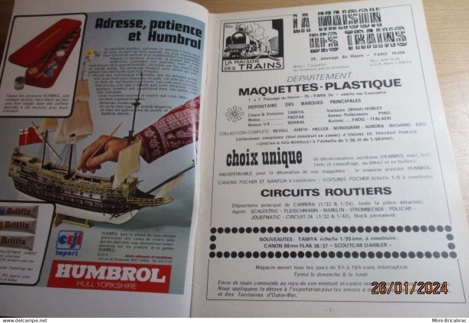 CAGI 1e Revue De Maquettisme Plastique Années 60/70 : MPM N°27 De 1973 Très Bon état ! Sommaire En Photo 2 Ou 3 - Frankreich