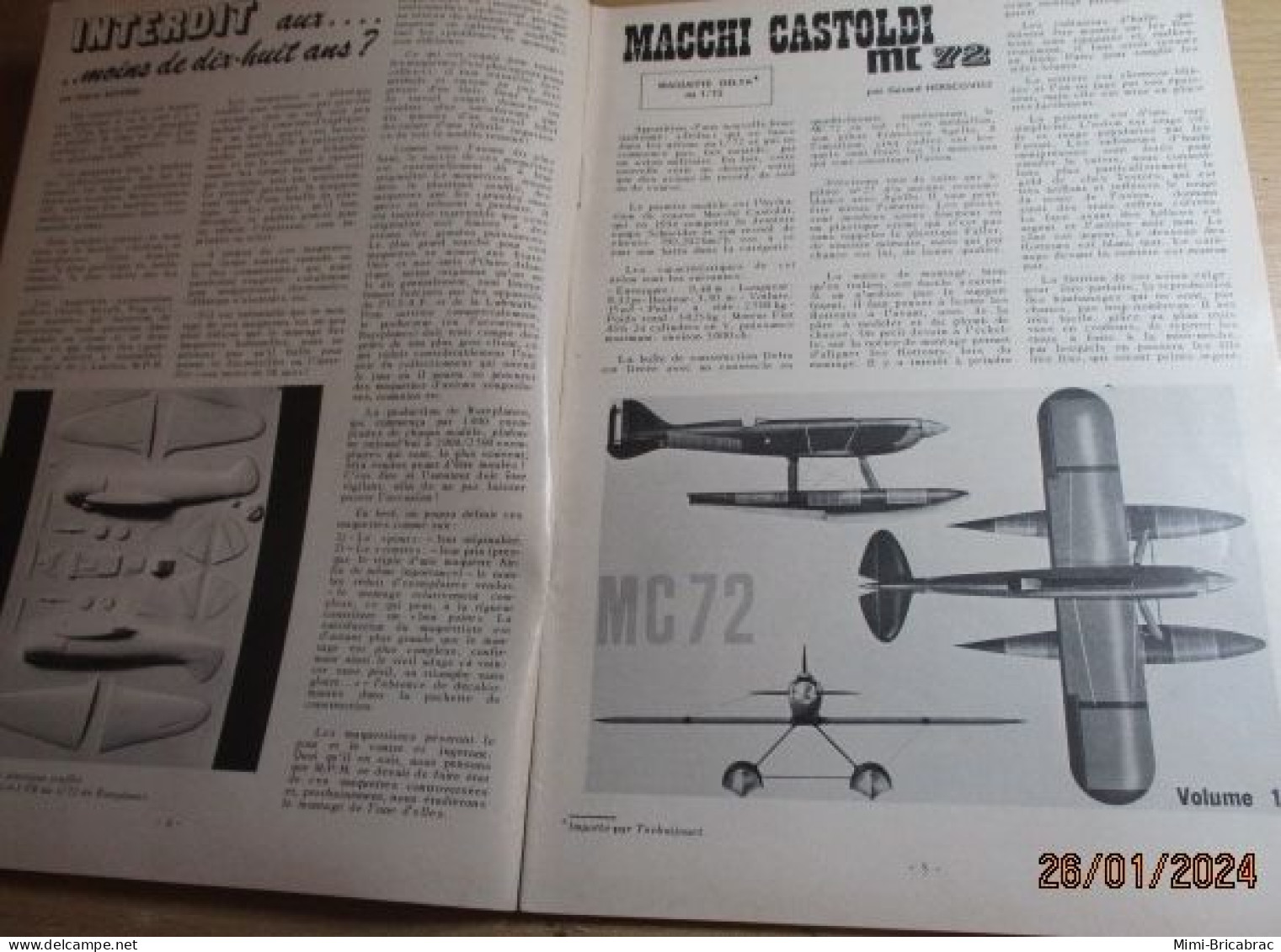 CAGI 1e Revue De Maquettisme Plastique Années 60/70 : MPM N°27 De 1973 Très Bon état ! Sommaire En Photo 2 Ou 3 - France