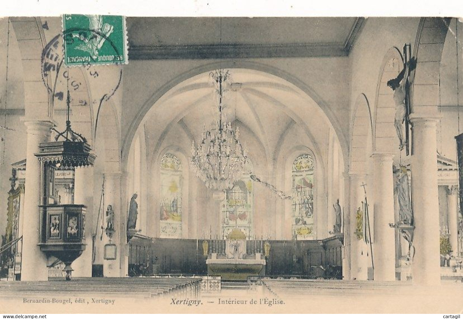 CPA -25721- 88 ( Vosges)-Xertigny-Intérieur De L'église-Livraison Offerte - Xertigny