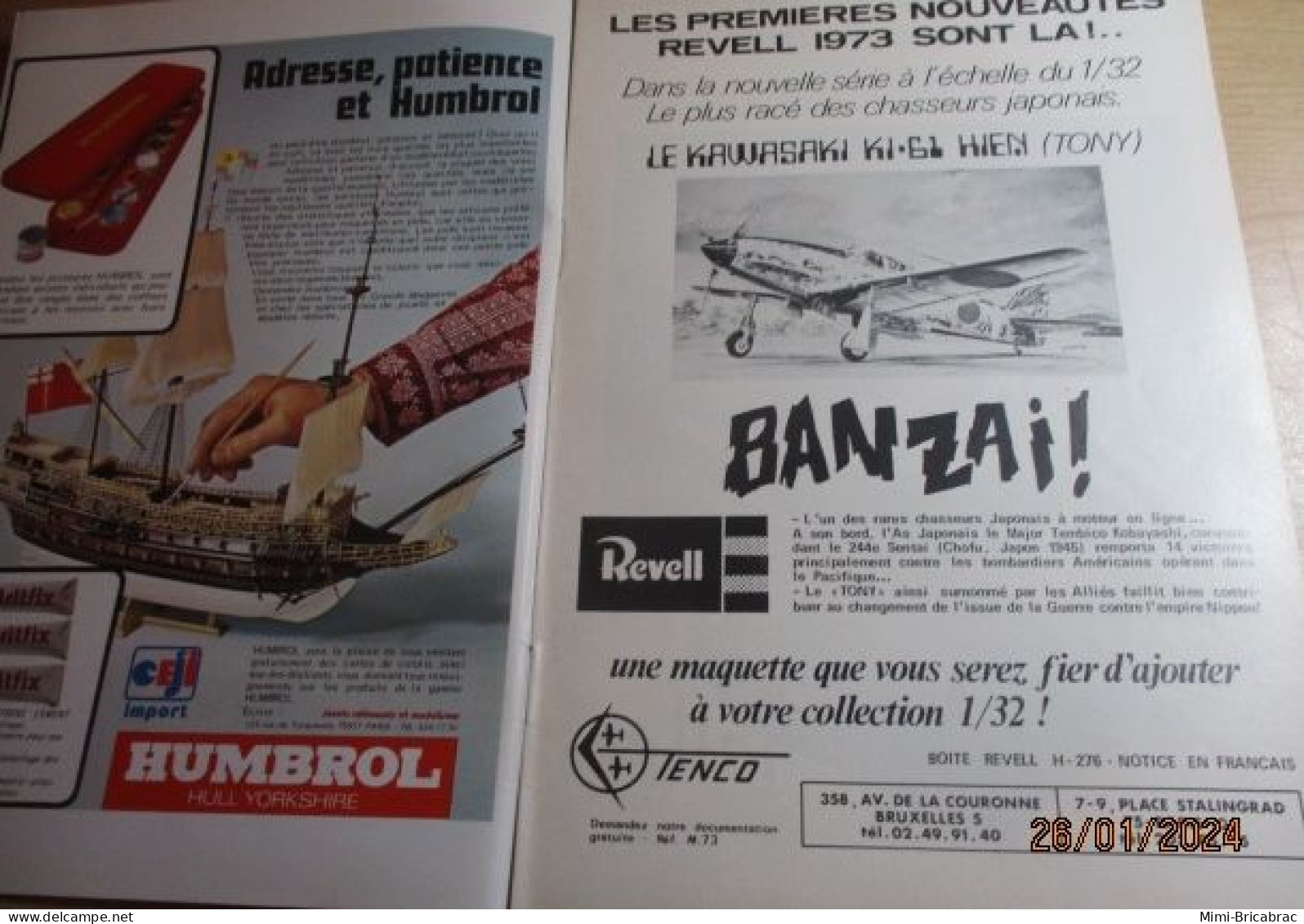 CAGI 1e Revue De Maquettisme Plastique Années 60/70 : MPM N°26 De 1973 Très Bon état ! Sommaire En Photo 2 Ou 3 - France