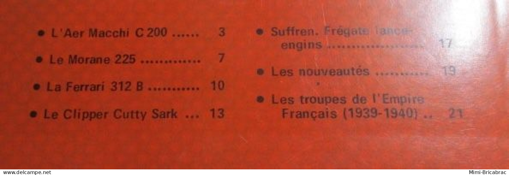 CAGI 1e Revue De Maquettisme Plastique Années 60/70 : MPM N°22 De 1972 Très Bon état ! Sommaire En Photo 2 Ou 3 - Frankreich