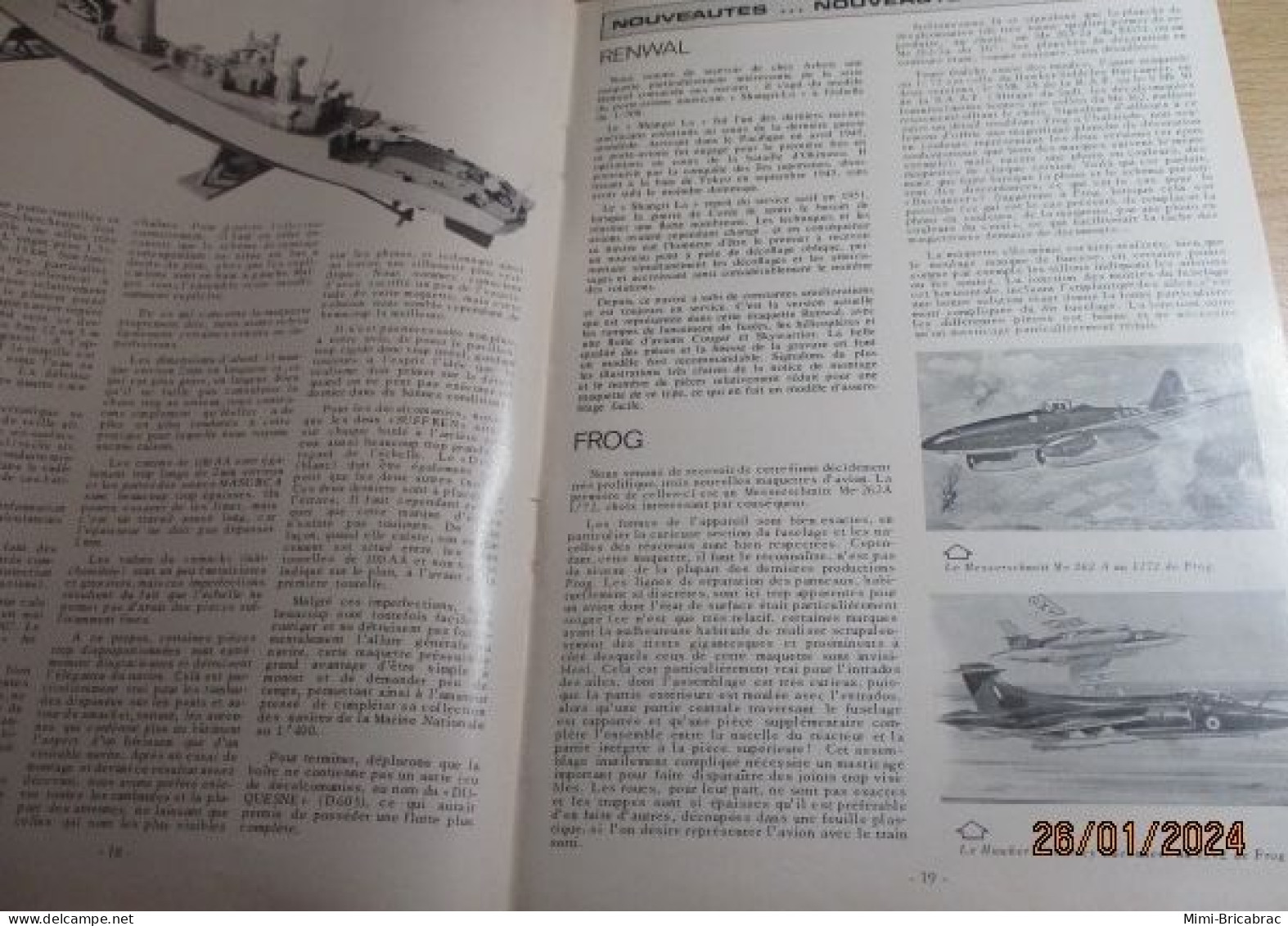 CAGI 1e Revue de maquettisme plastique années 60/70 : MPM n°22 de 1972 très bon état ! Sommaire en photo 2 ou 3
