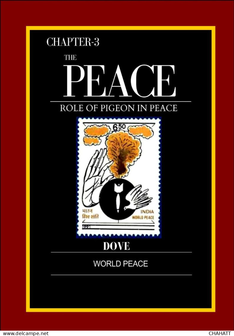 "THE PIGEON" - DOVE AND PIGEON ON STAMPS - Ebook-(PDF) -378 FULLY COLORED-A4-SIZE-ILLUSTRATED BOOK - Non Classificati