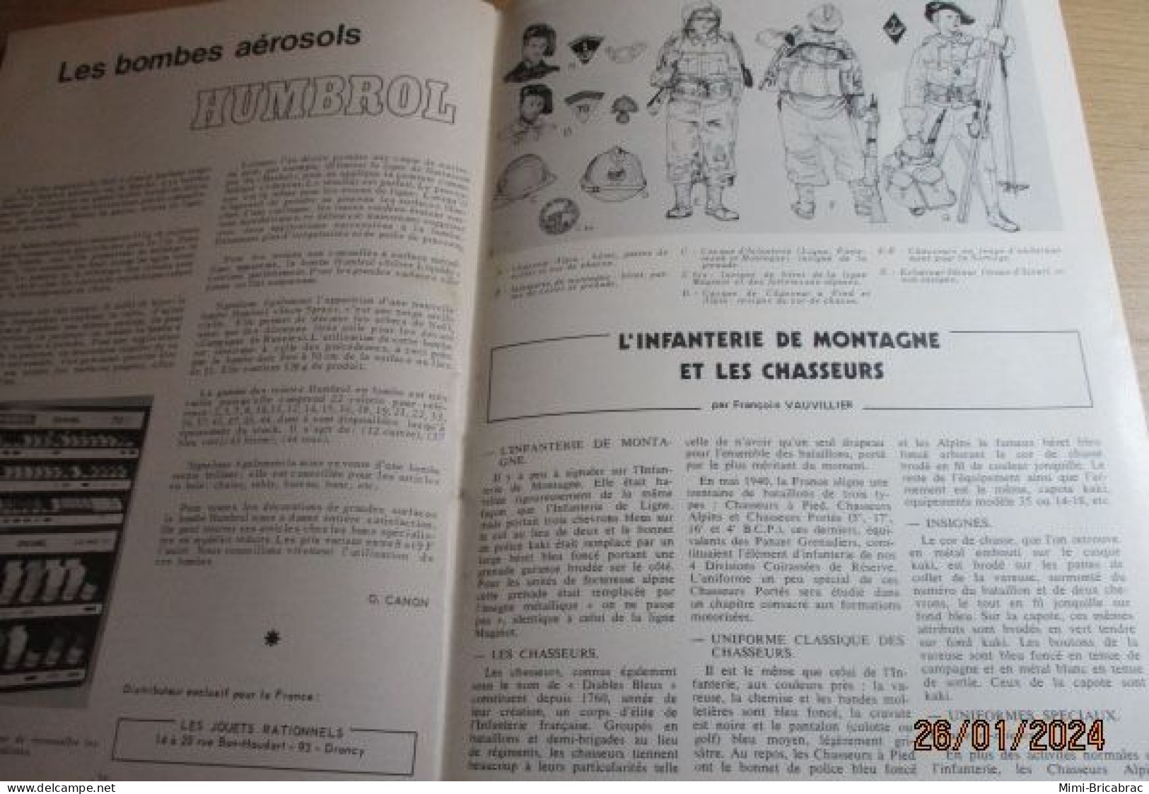 CAGI 1e Revue de maquettisme plastique années 60/70 : MPM n°20 de 1972 très bon état ! Sommaire en photo 2 ou 3