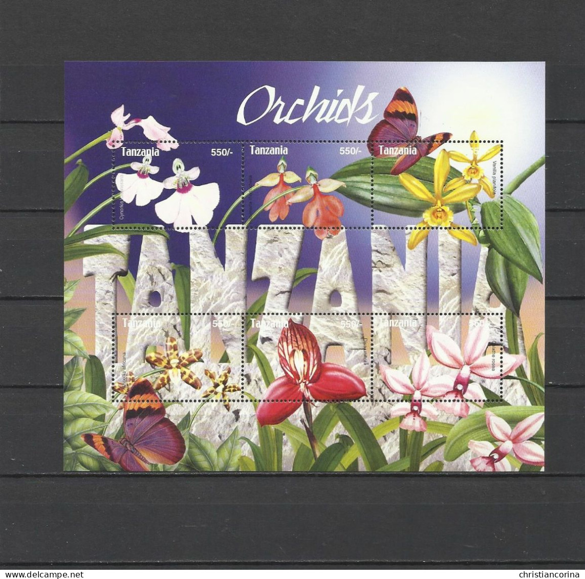 TANZANIA 2004 ORCHIDS - Tanzanie (1964-...)