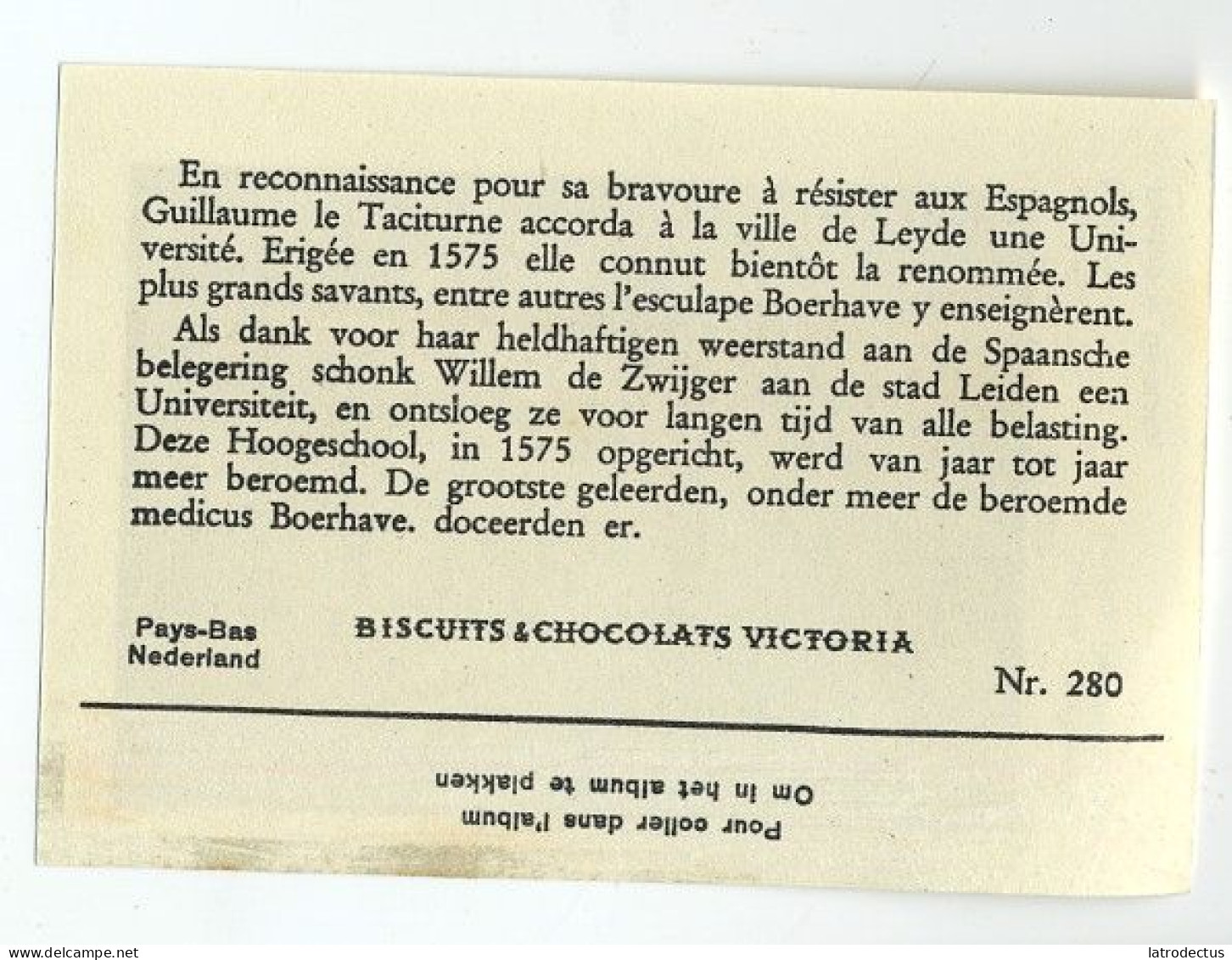 Victoria (1937) - 280 - Nederland, Leyden, Leiden - Victoria