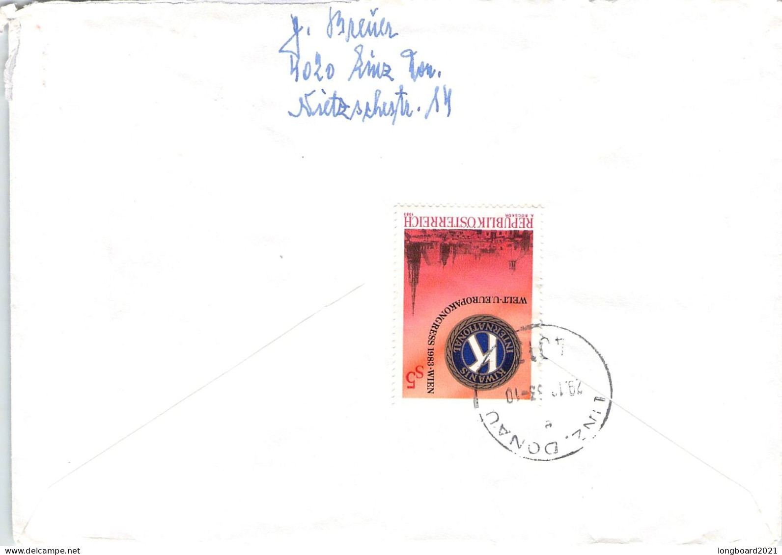 ÖSTERREICH - EINSCHREIBEN 1983 LINZ - DUISBURG/DE / 4629 - Lettres & Documents