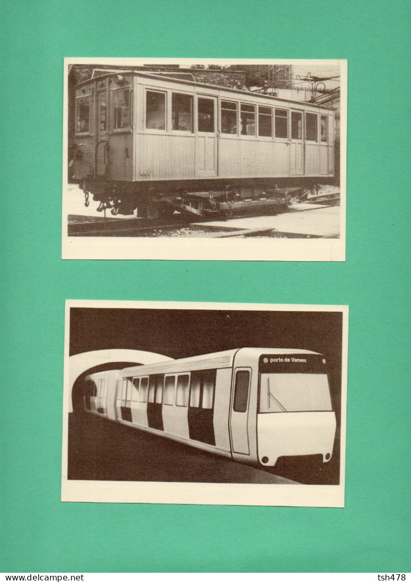 METRO----6 Cartes --75è Anniversaire du Métropolitain de PARIS  1900-1975--voir 8 scans