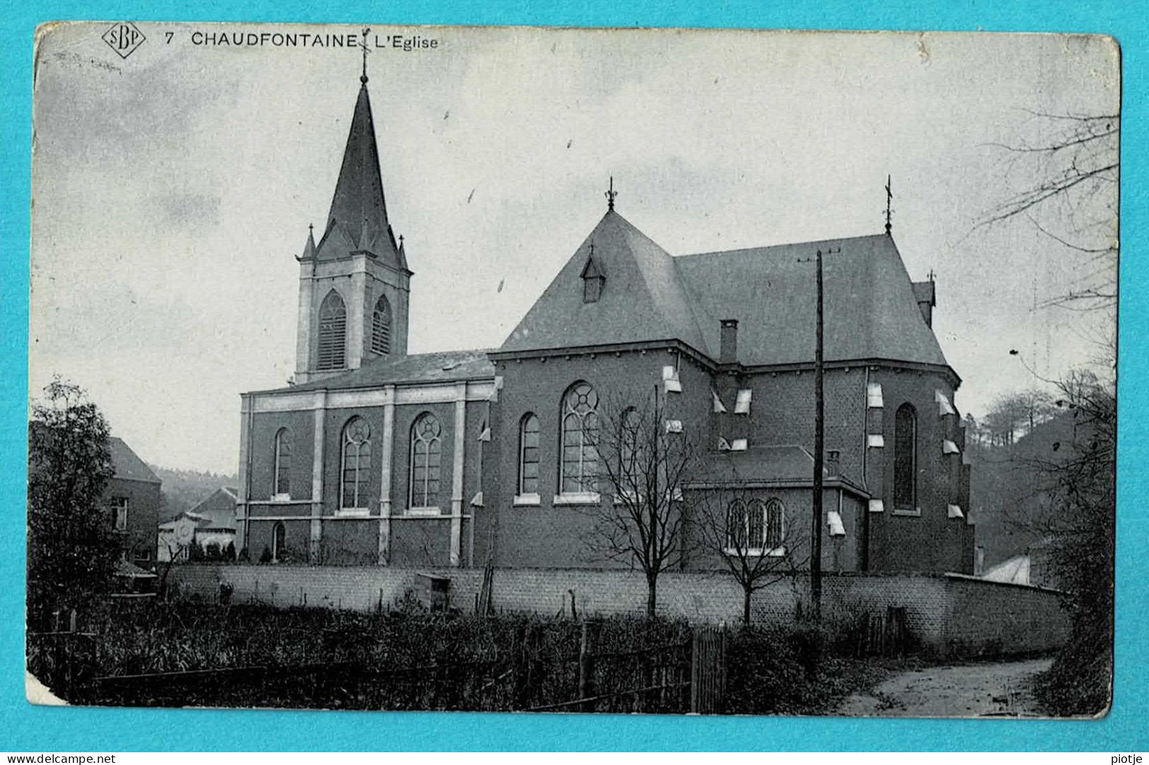 * Chaudfontaine (Liège - La Wallonie) * (SBP, Nr 7) L'église, Kerk, Church, Kirche, Unique, TOP, Rare - Chaudfontaine