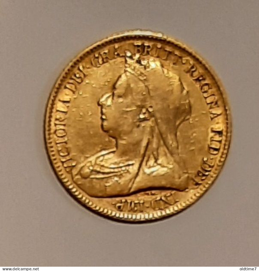 Great Britain 1894 - Queen Victoria Half Sovereign 22ct Gold Coin - 1/2 Sovereign