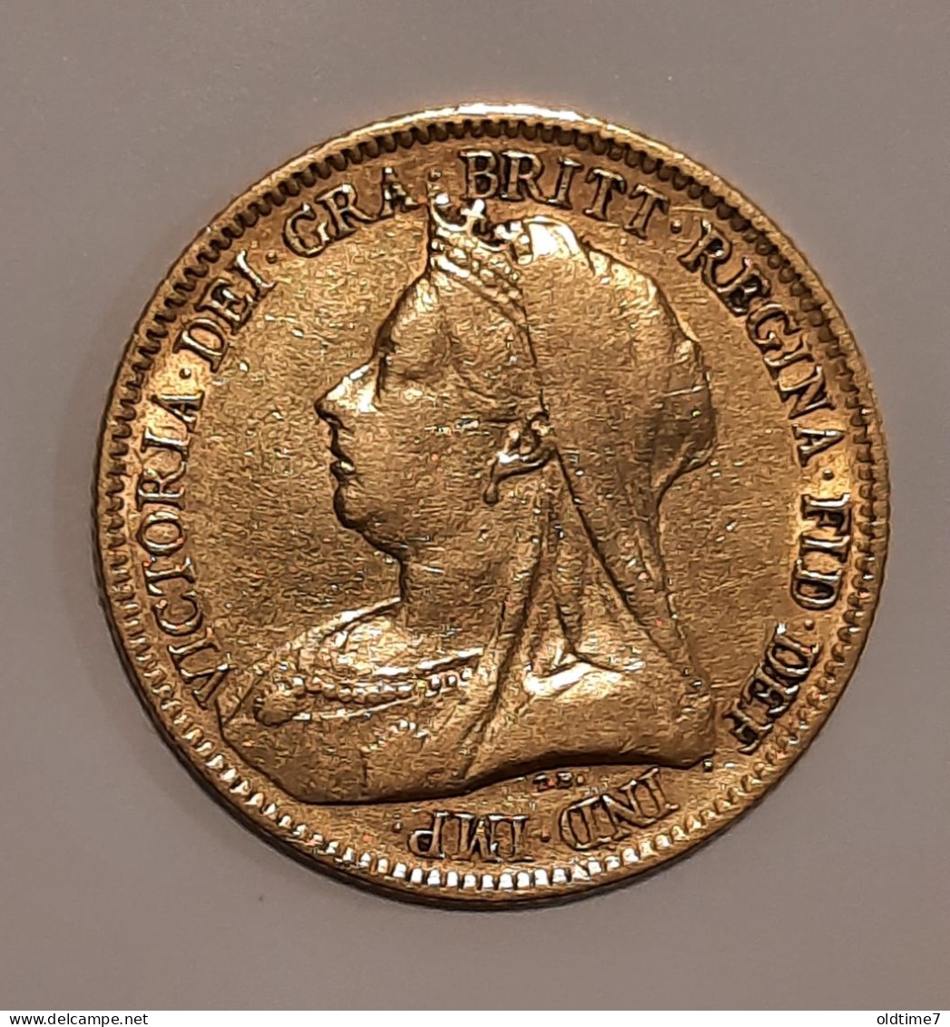Great Britain 1894 - Queen Victoria Half Sovereign 22ct Gold Coin