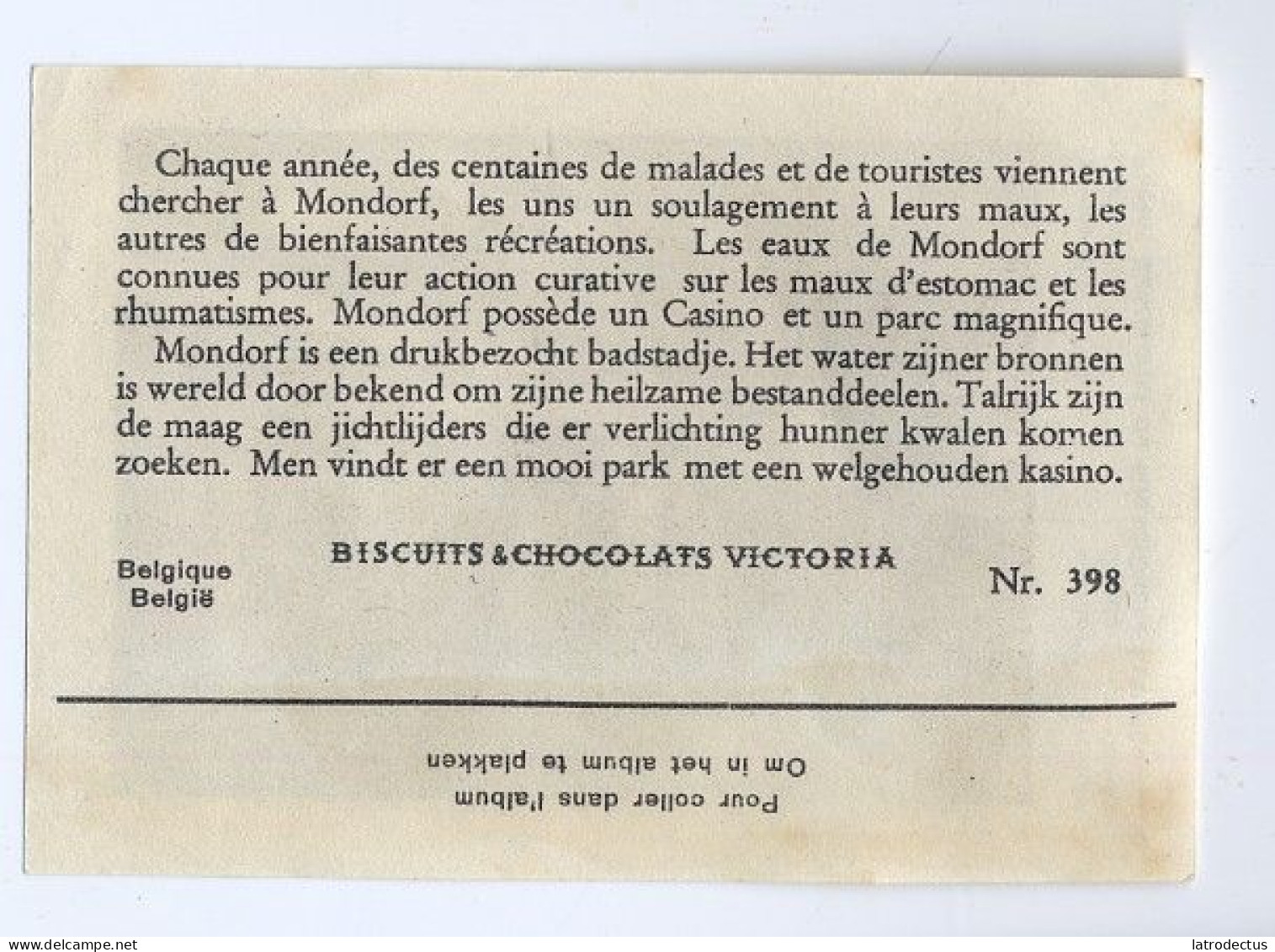 Victoria (1937) - 398 - Luxembourg, Mondorf - Victoria