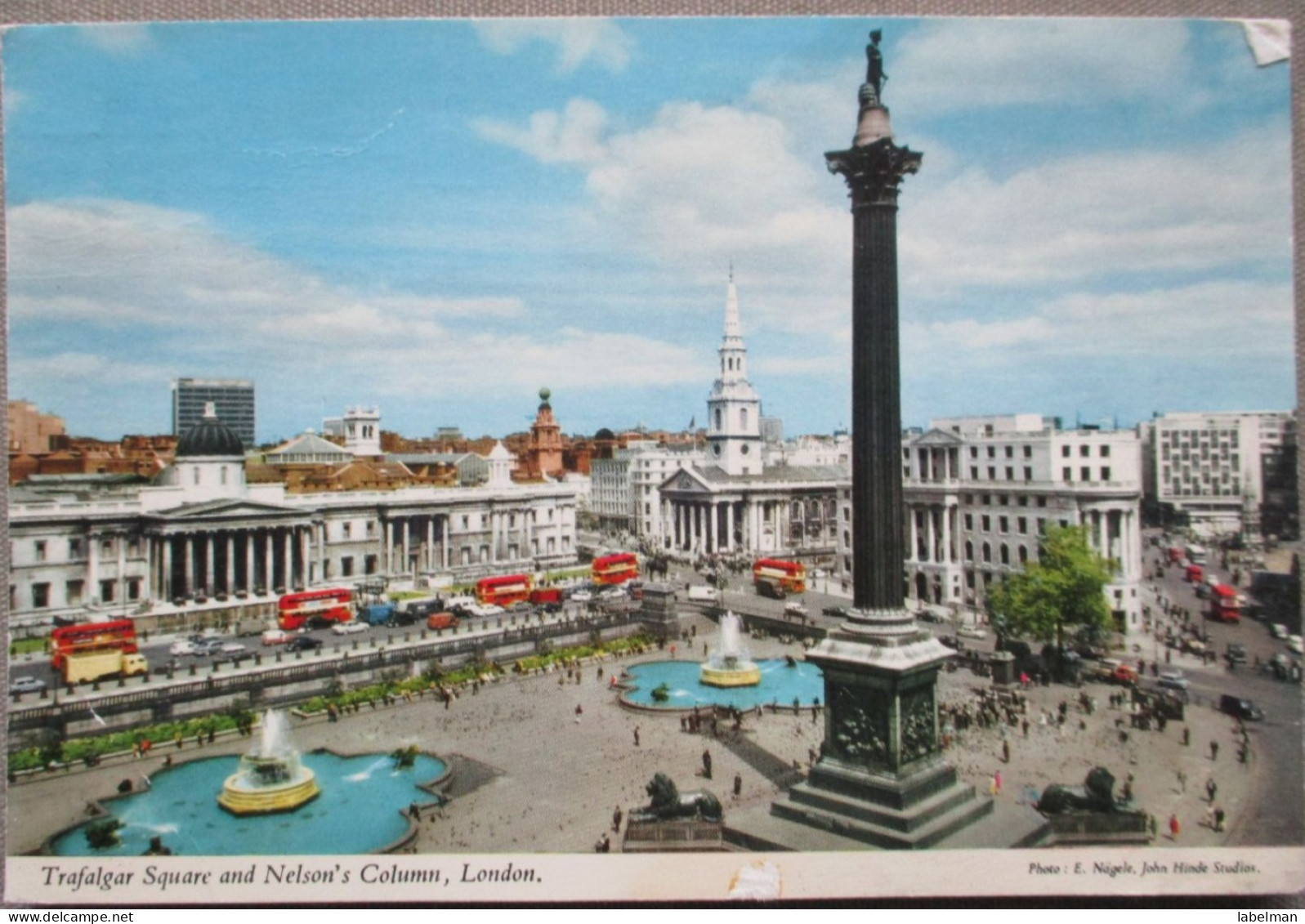 ENGLAND UK UNITED KINGDOM LONDON TRAFALGAR SQUARE KARTE CARD POSTCARD CARTOLINA CARTE POSTALE ANSICHTSKARTE POSTKARTE - Reading