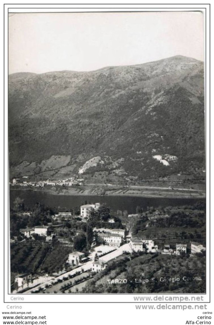 TARZO (TV):  LAGO  S. GIORGIO  CORONA  -  FOTO  -  F. LLO  TOLTO  -  FG - Invasi D'acqua & Impianti Eolici