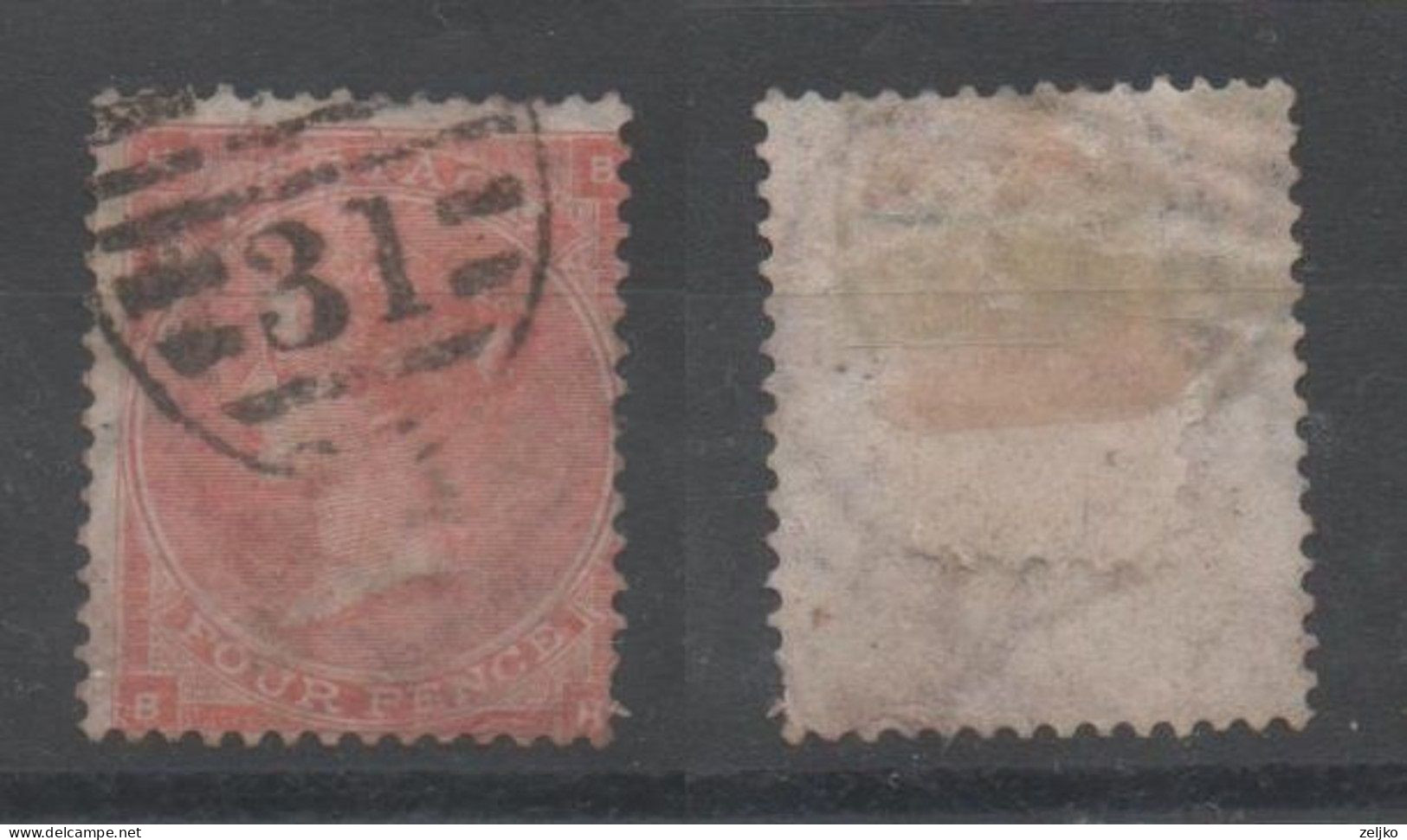 UK, GB, Great Britain, Used, 1873, Michel 42 (2) - Used Stamps