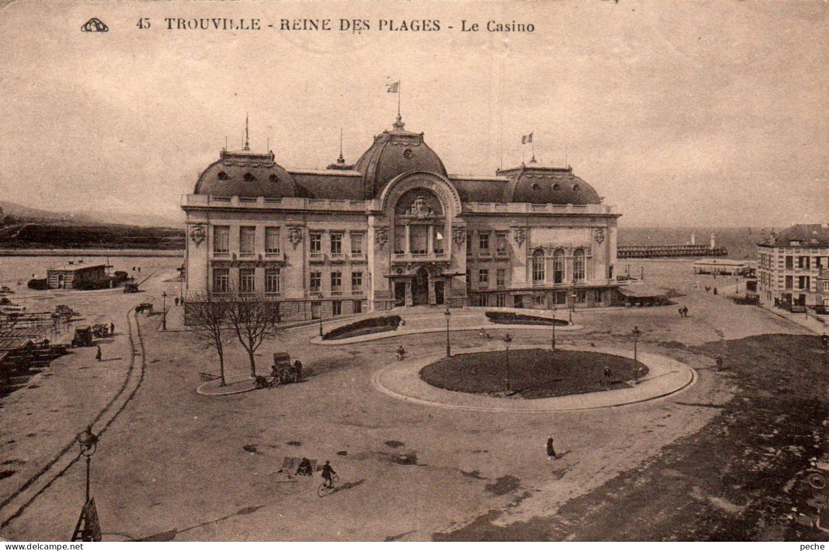 N°117892 -cpa Trouville Sur Mer -le Casino- - Casinos