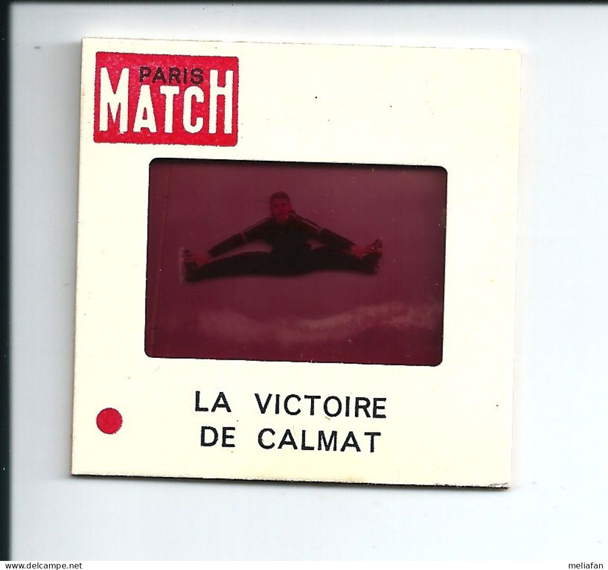 R824 - DIAPOSITIVE PARIS MATCH - LA VICTOIRE D'ALAIN CALMAT - Kunstschaatsen