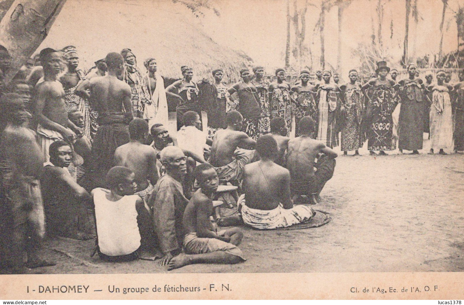 DAHOMEY / GROUPE DE FETICHEURS - Dahomey