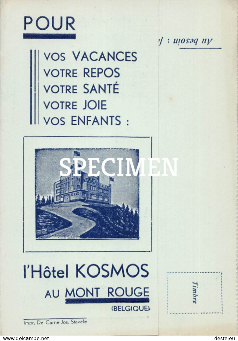 Fotohouder L'Hôtel Kosmos Au Mont Rouge - Heuvelland