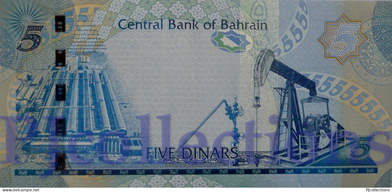 BAHRAIN 5 DINARS 2006 PICK 27 UNC - Bahreïn