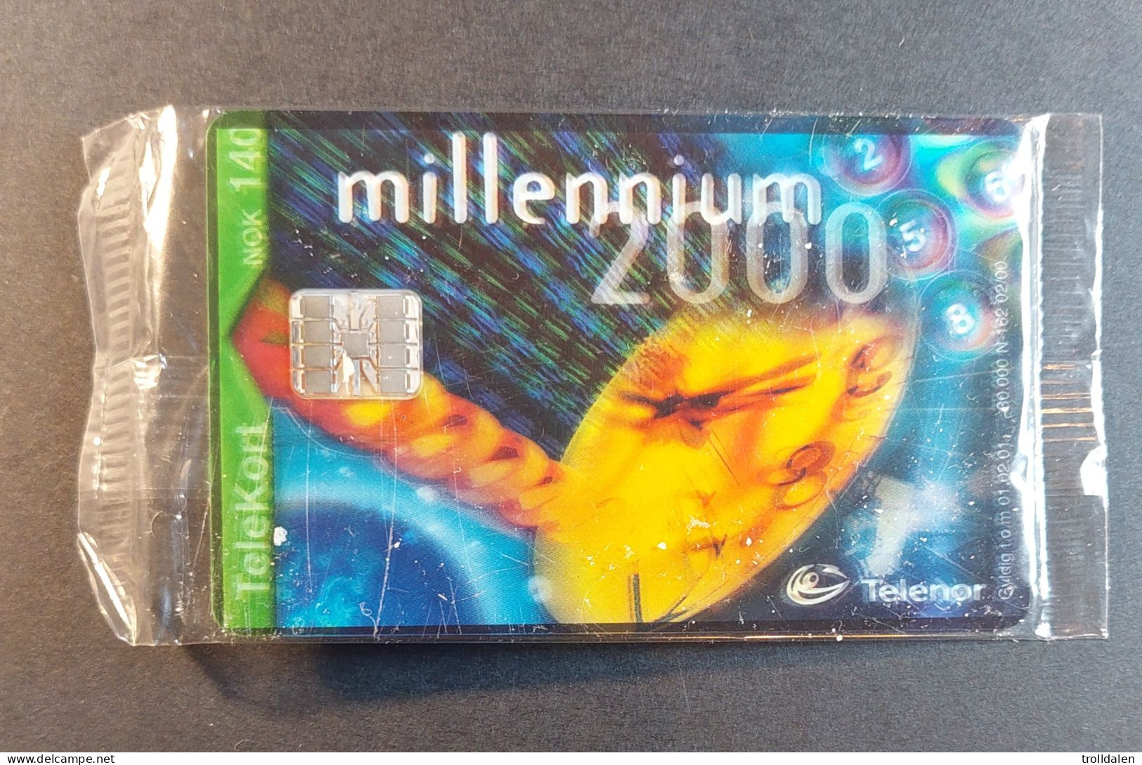 Norway N 162 ,Millennium , Mint In Bllister - Norwegen