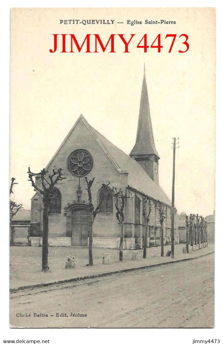 CPA - PETIT-QUEVILLY - Eglise Saint-Pierre - Cliché Raître - Edit. Jérôme - Le Petit-Quevilly