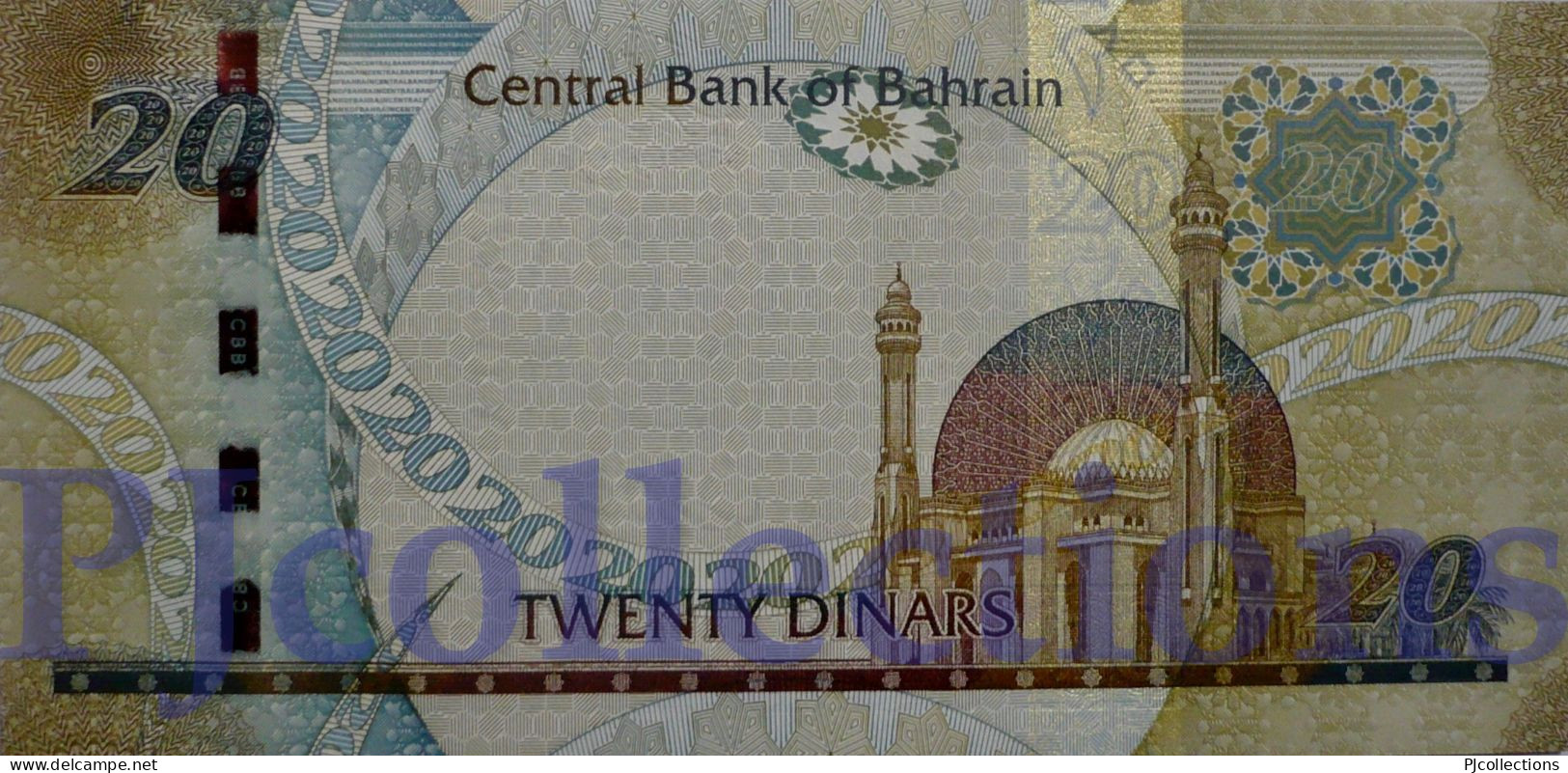 BAHRAIN 20 DINARS 2006 PICK 29 UNC - Bahrein