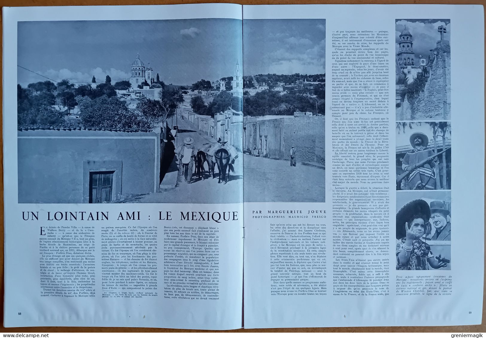 France Illustration N°68 18/01/1947 La Télévision/Mexique/Prisonniers Au Travail/Indochine/Marshall Remplace Byrnes/Mine - General Issues