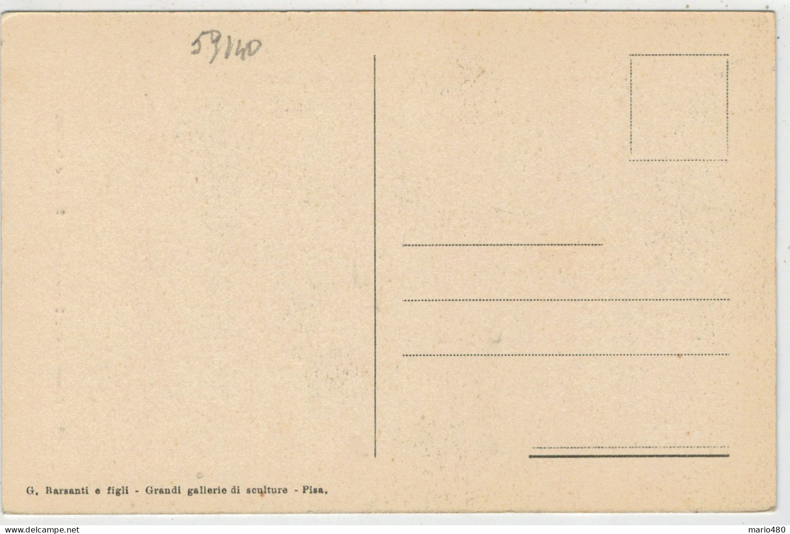 C.P.  PICCOLA   PISA   CAMPOSANTO  L' ANNUNZIATA  -BENOZZO  GOZZOLI    2 SCAN (NUOVA) - Pisa