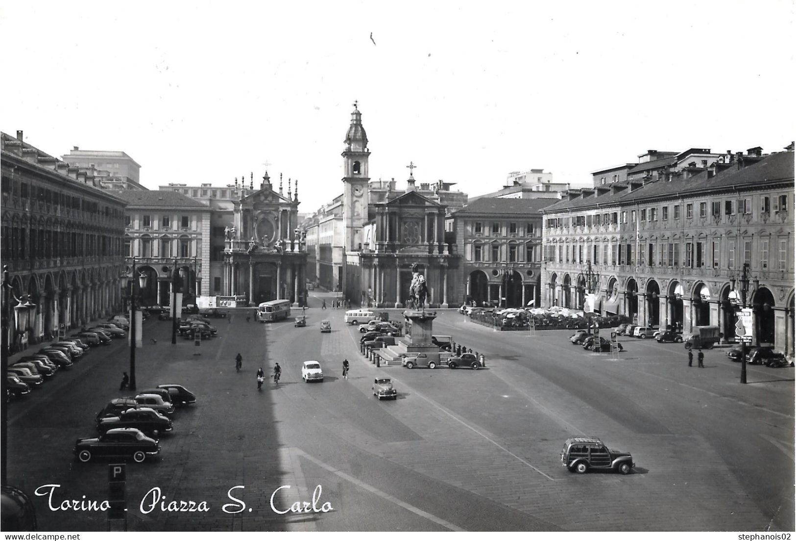 Italie.Turin.Place St Charles - Places & Squares