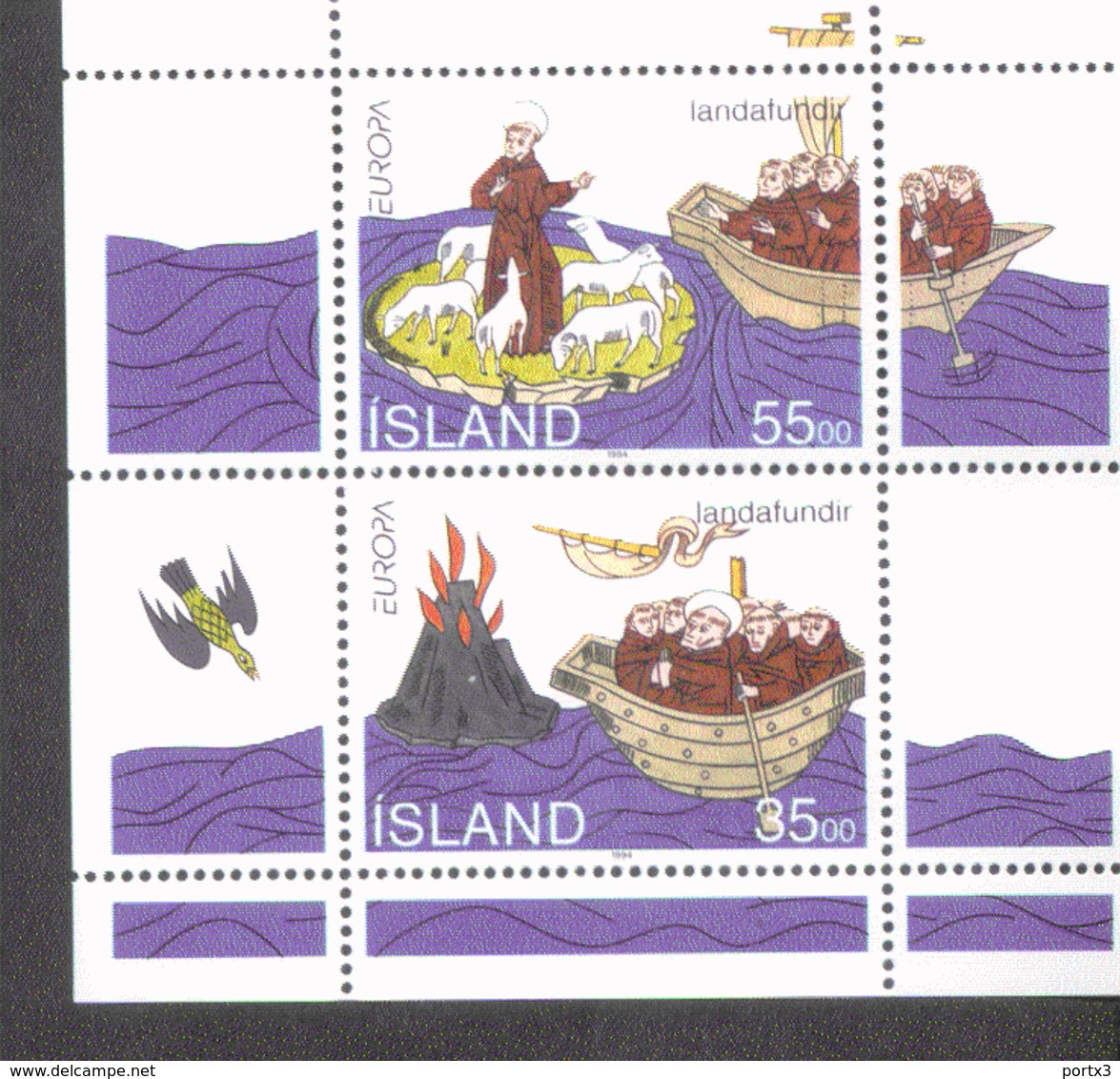 Island CEPT Block 15 Entdeckungen Und Erfindungen ** MNH Postfrisch Neuf - Blocks & Kleinbögen