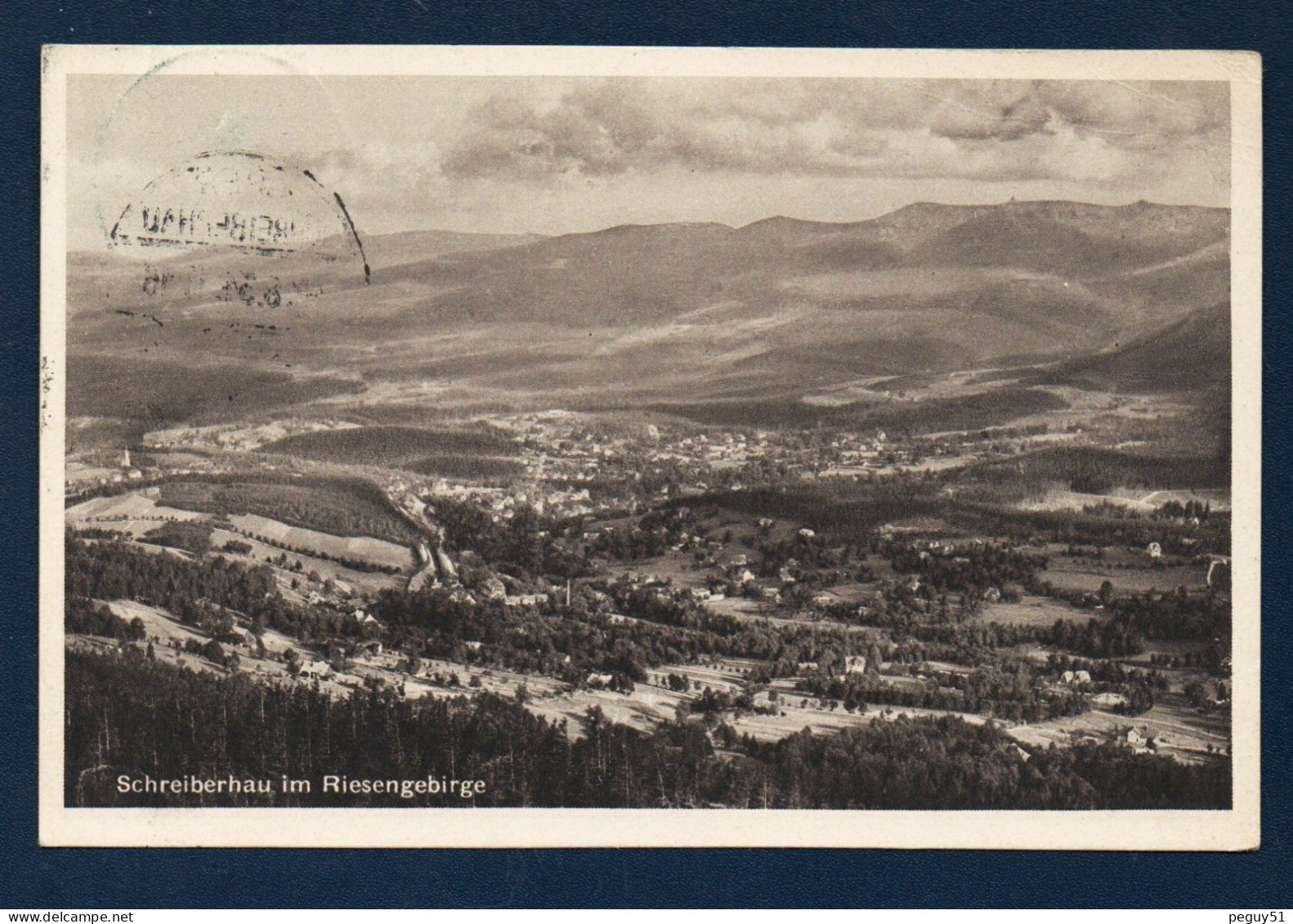 Pologne. Schreiberhau Mit Dem Kamm. Riesengebirge. 1934 - Polen