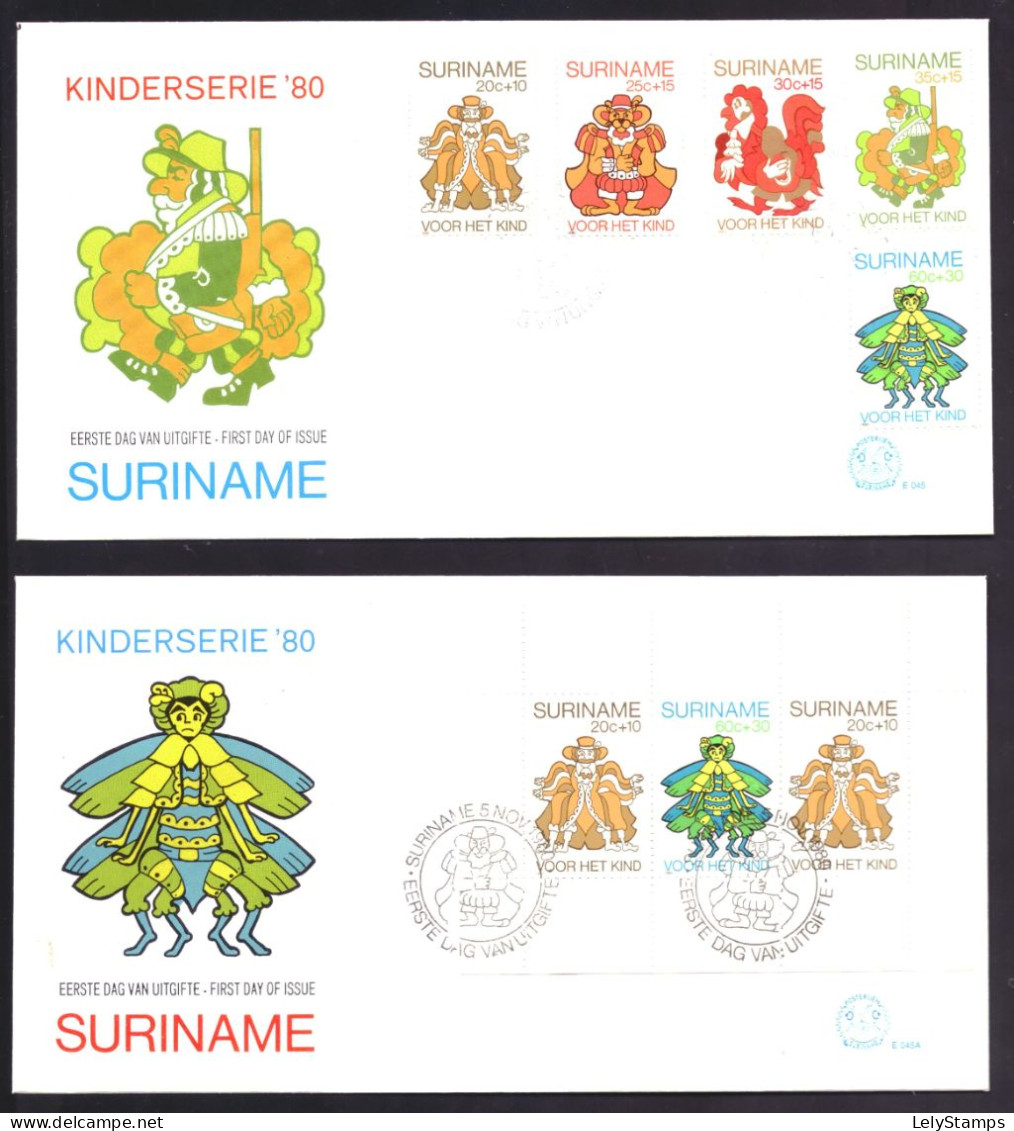 Suriname Republiek / Surinam Republic FDC E045 Child Welfare (1980) - Suriname