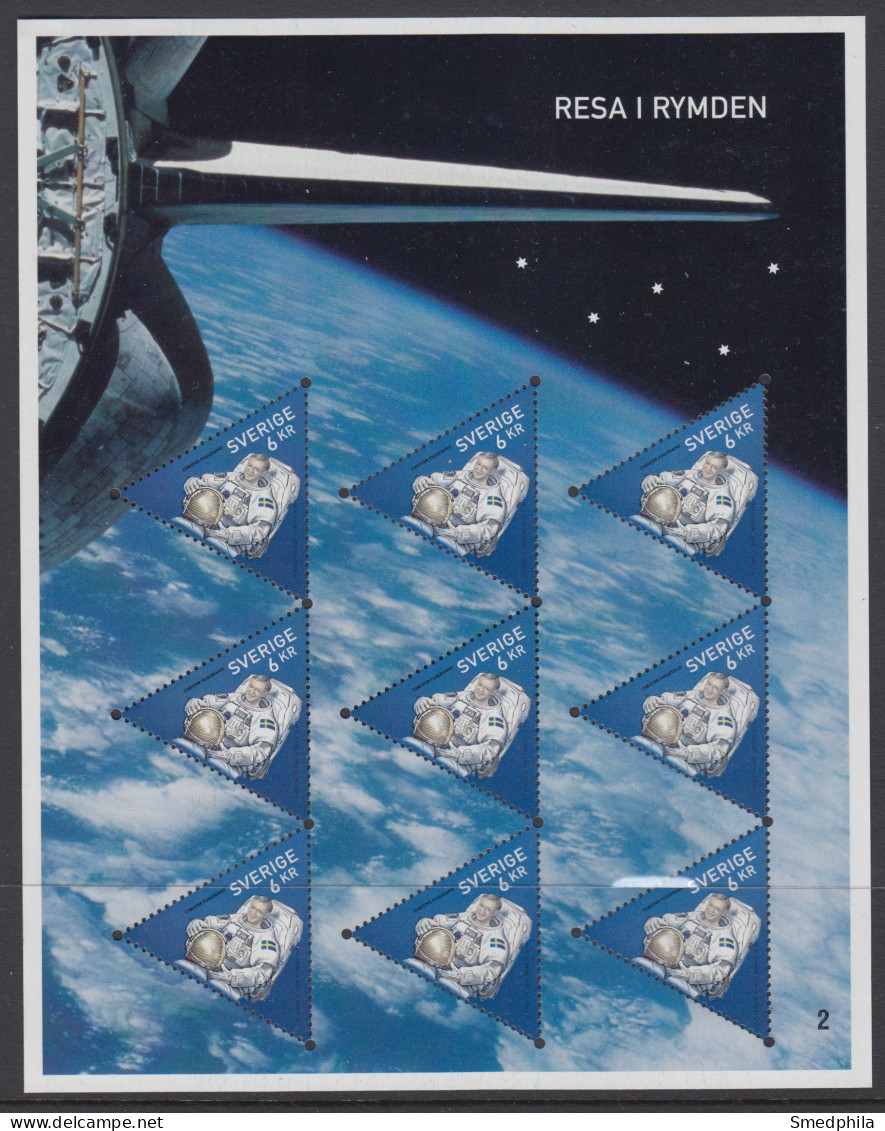 Sweden Souvenir Sheet 2009 - Travel In Space MNH ** - Blocs-feuillets