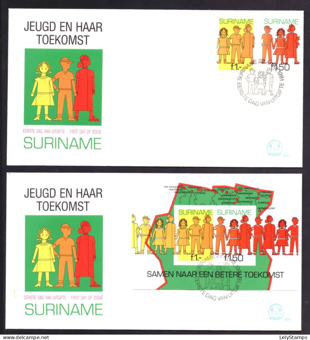 Suriname Republiek / Surinam Republic FDC E051 Child Welfare (1981) - Suriname