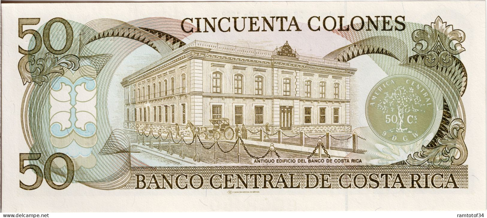 COSTA RICA - 1000 Colones 1988 UNC - Costa Rica