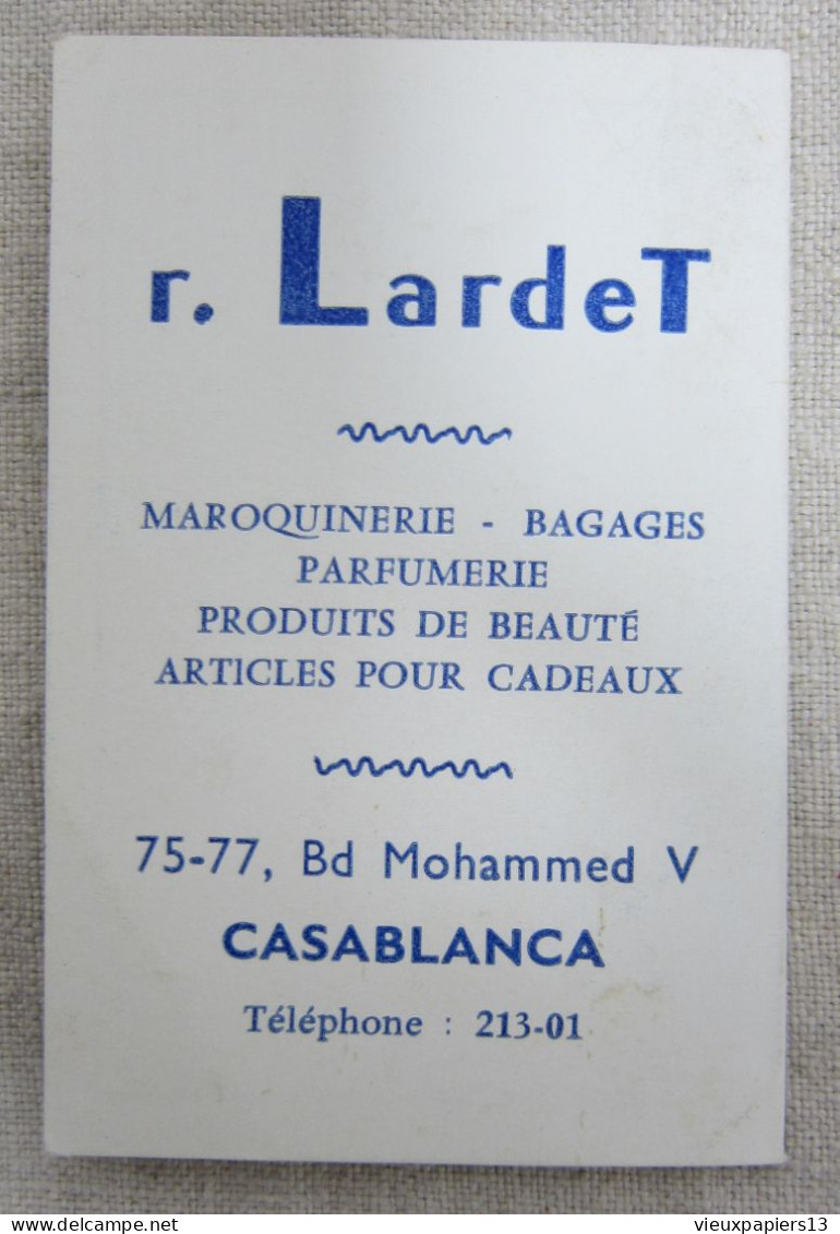 Calendrier De Poche 1964 Maroc Maroquinerie Lardet Casablanca - La Chaine Du Mont Blanc - Petit Format : 1961-70