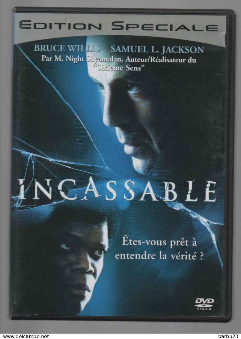 DVD Film Incassable Bruce Willis Samuel L. Jackson - Sciences-Fictions Et Fantaisie