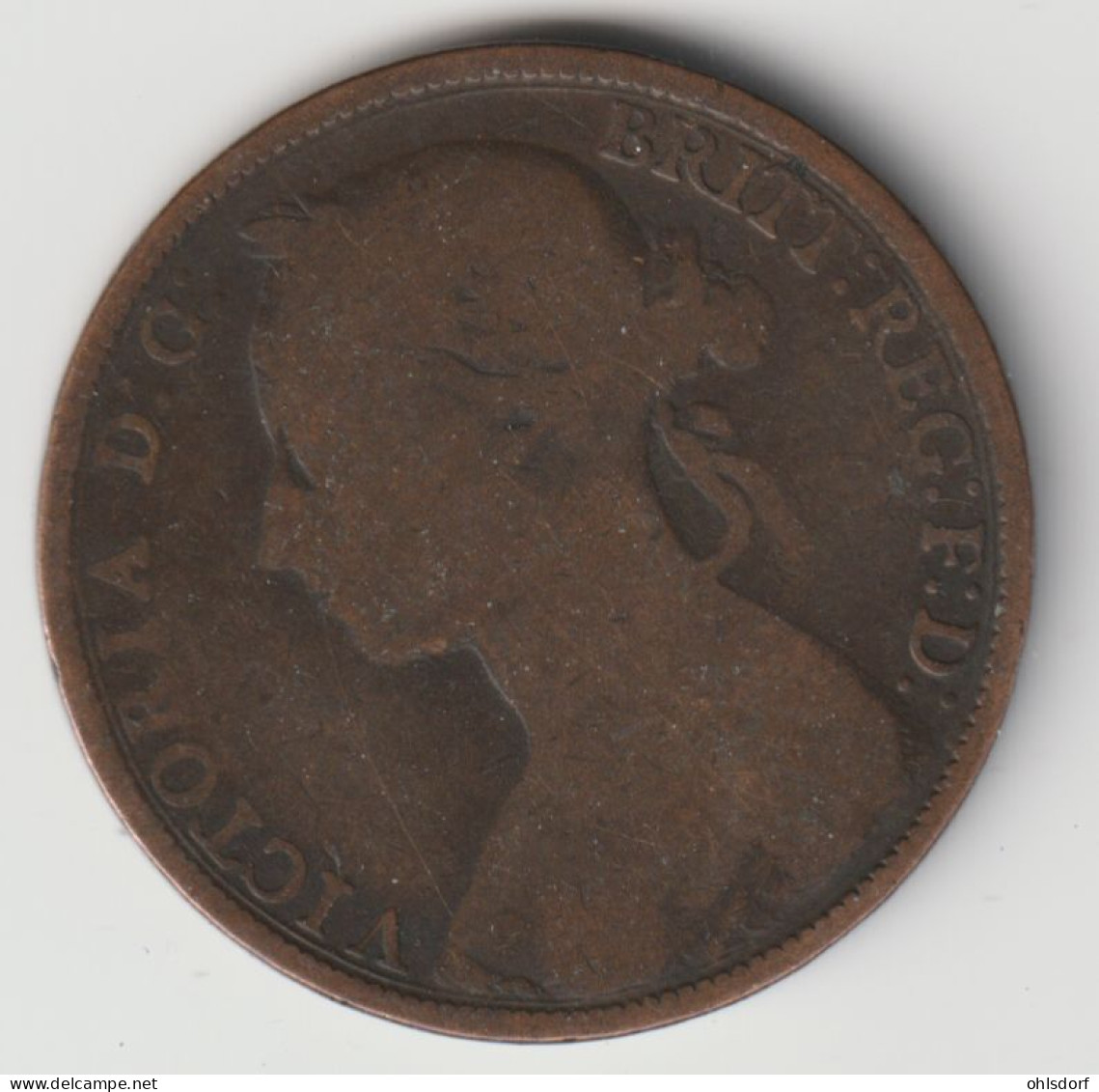 GREAT BRITAIN 1884: 1 Penny, KM 755 - D. 1 Penny