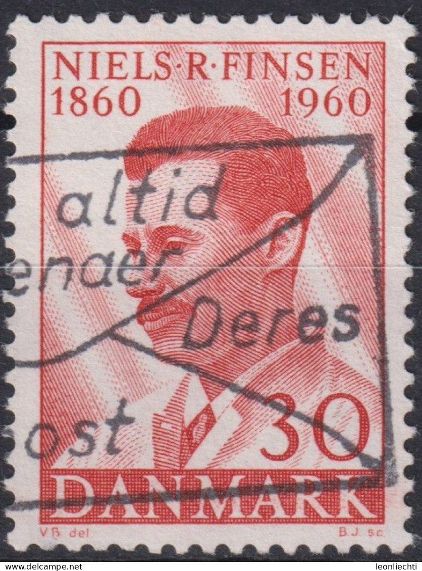 1960 Dänemark ° Mi:DK 384, Sn:DK 377, Yt:DK 392, Niels Ryberg Finsen (1860-1904) - Oblitérés