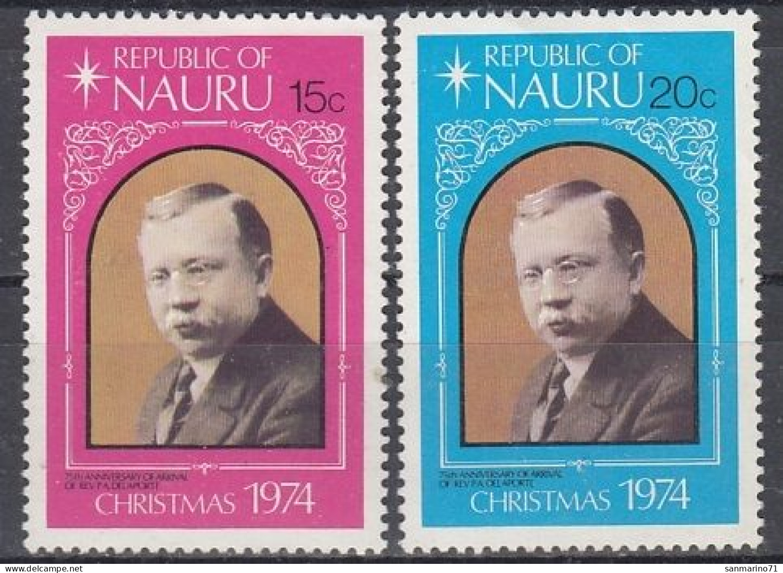 NAURU 115-116,unused,Christmas 1974 (**) - Nauru