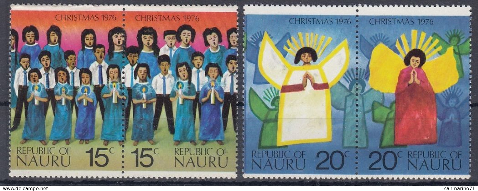 NAURU 143-146,unused,Christmas 1976 (**) - Nauru