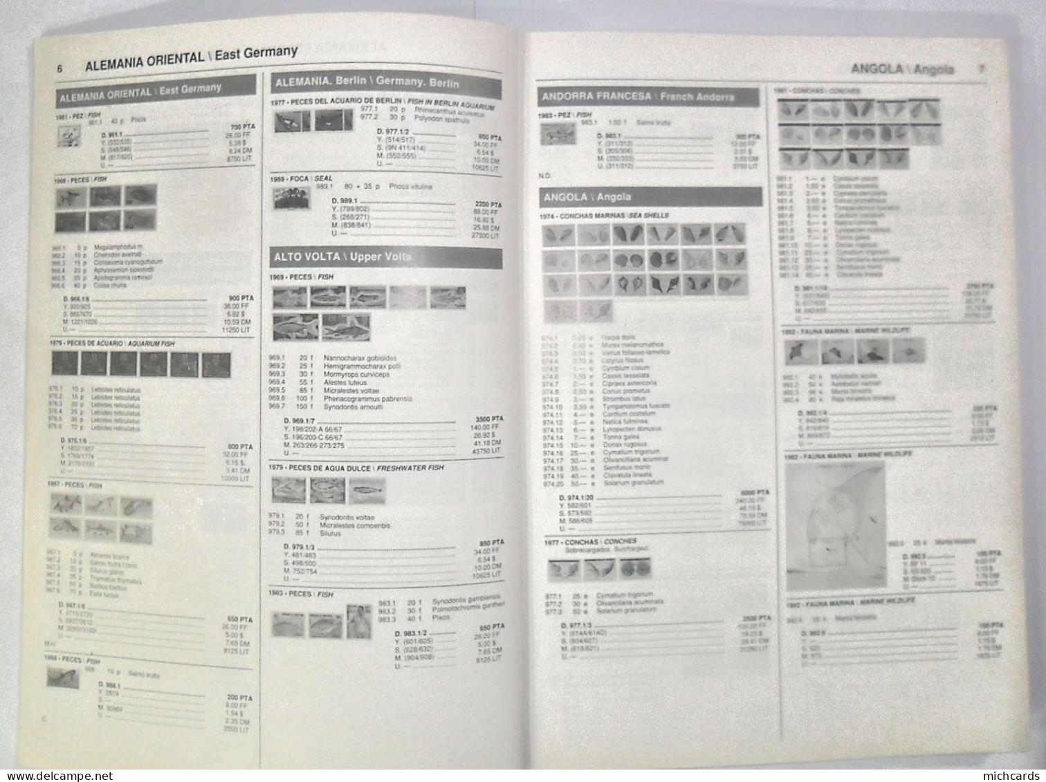 Catalogue DOMFIL Poisson Mammifere Marin - Du Debut A 1994 - 308 Pages - Poids 570 G - Bon Etat - Topics