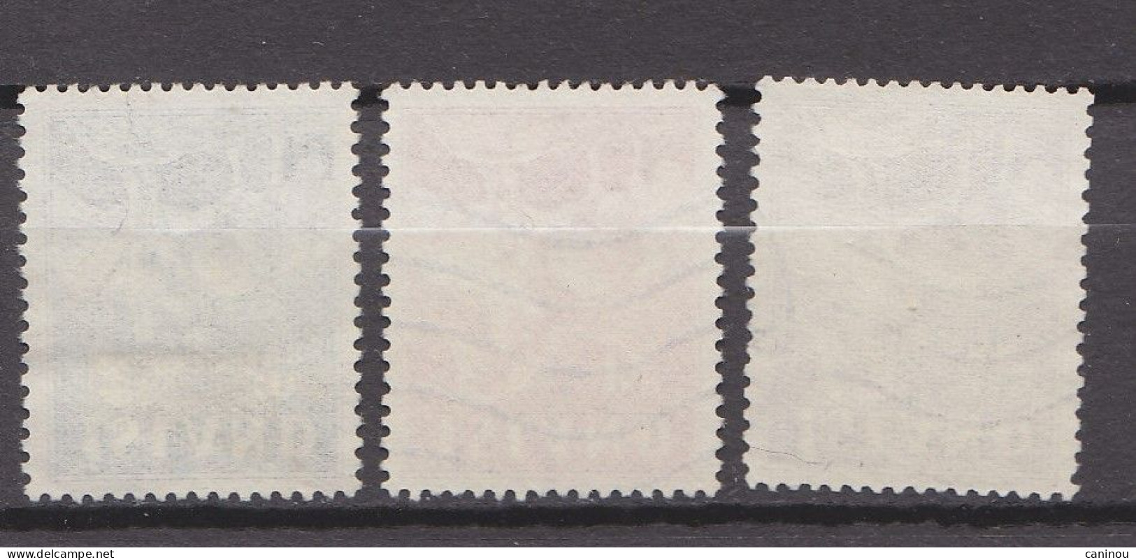 ISLANDE Y & T 283 -  285 PONEY 1958 OBLITERES - Used Stamps